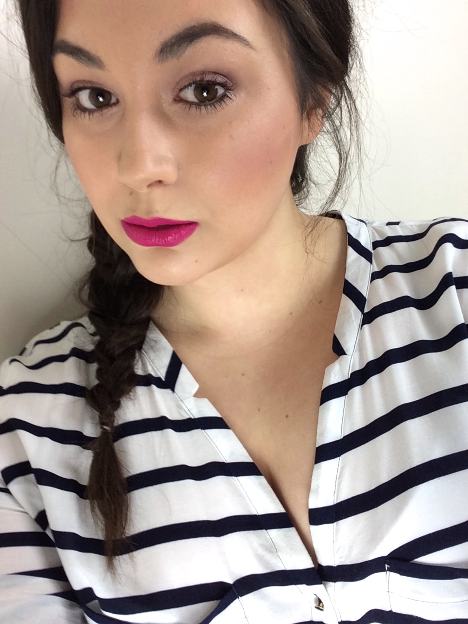 Pink Matte Lips courtesy of the Bourjois Rouge Edition Velvet lipstick in Pink Pong